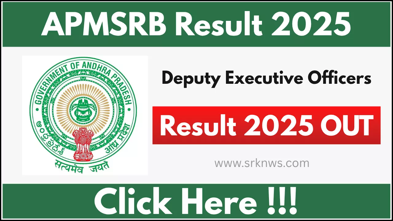 APMSRB Deputy Executive Officers Result