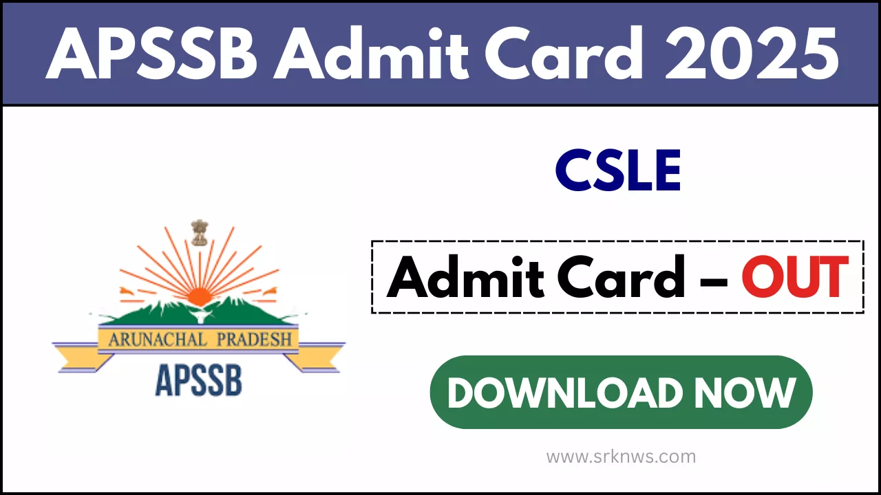 APSSB CSLE Admit Card