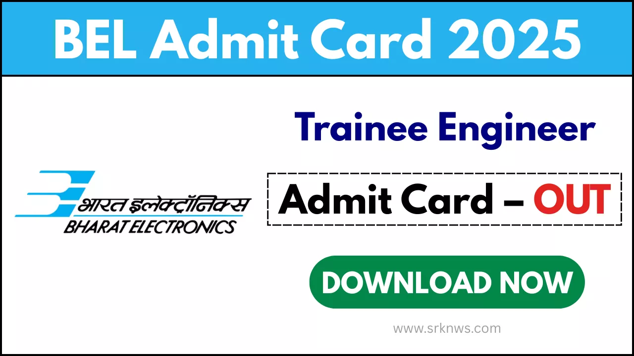BEL Trainee Engineer Admit Card