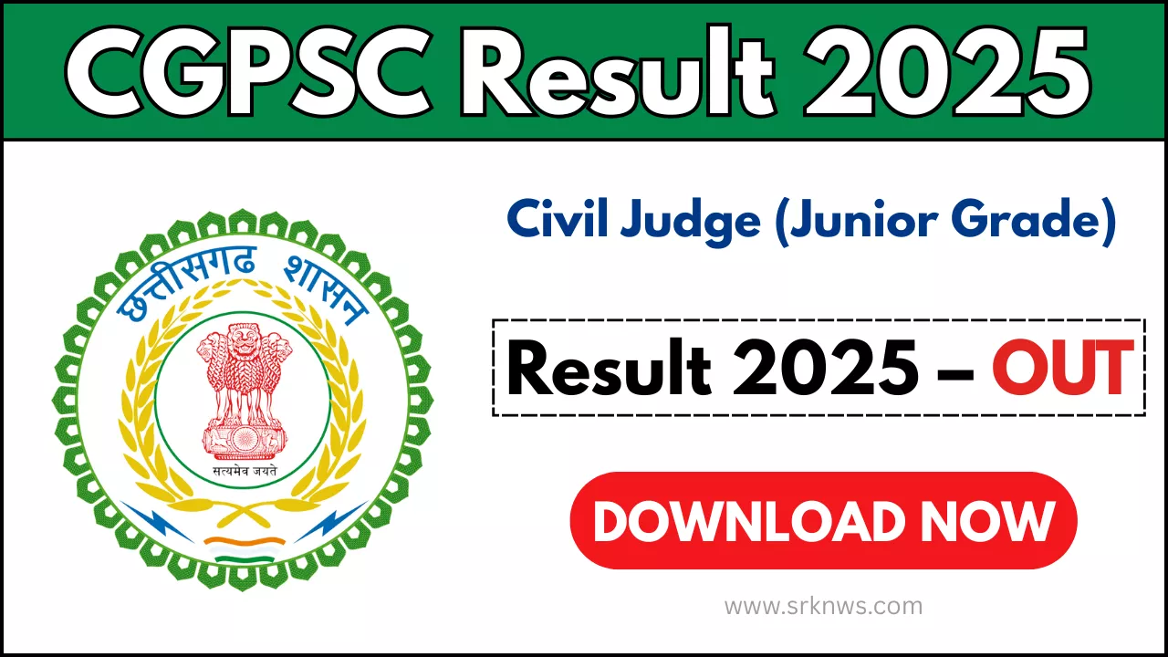 CGPSC Civil Judge (Junior Grade) Result