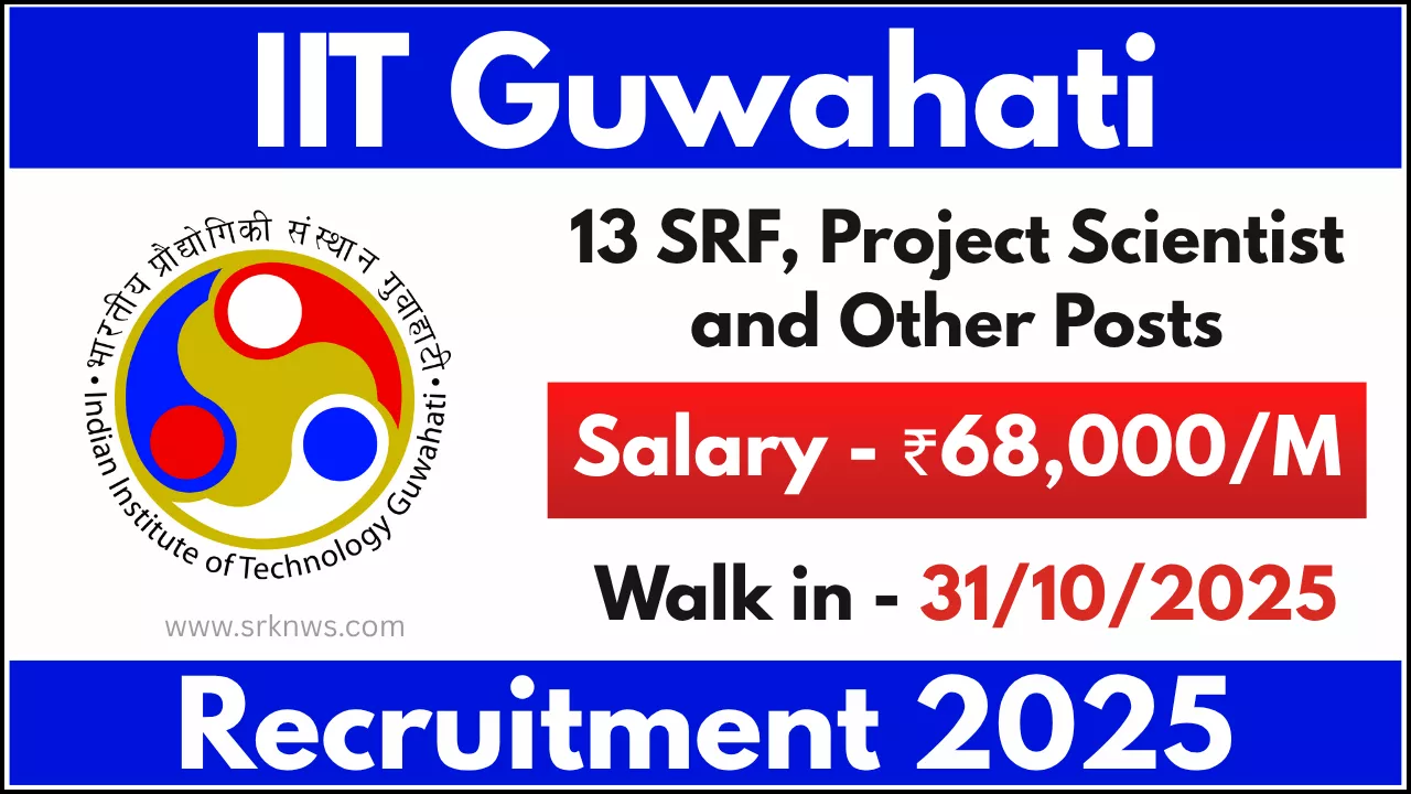 IIT Guwahati Recruitment 2025