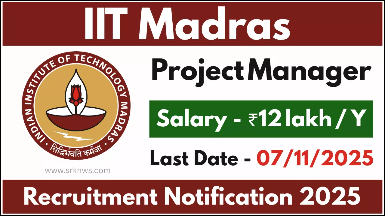 IIT Madras Recruitment