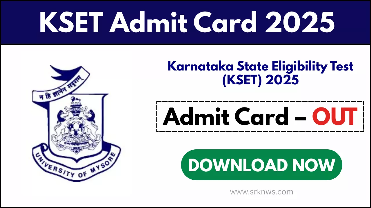 KSET Admit Card 2025
