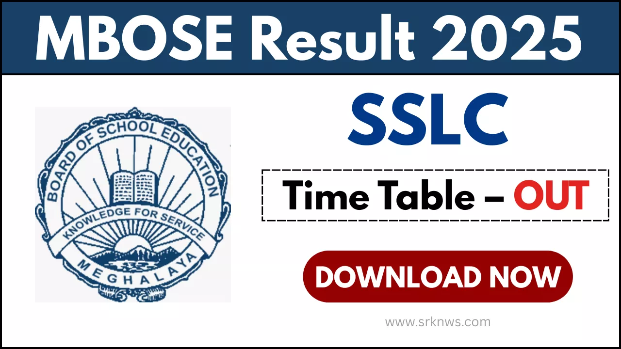 MBOSE SSLC Result