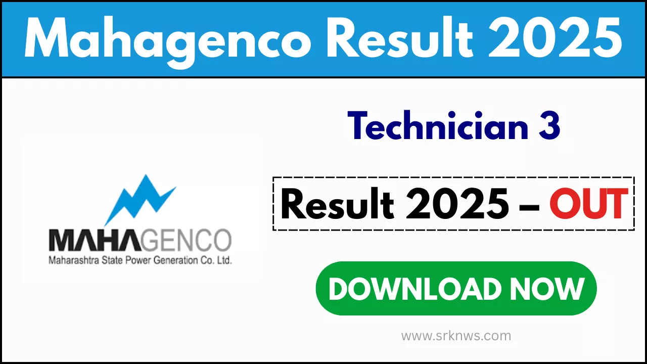 Mahagenco Technician 3 Result