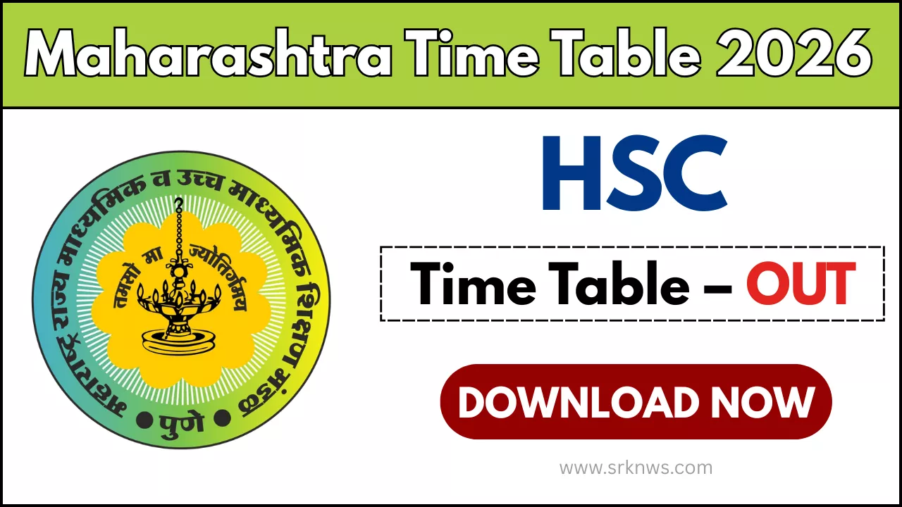 Maharashtra HSC Time Table