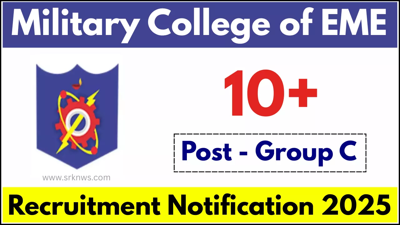 Military College of EME Group C Recruitment