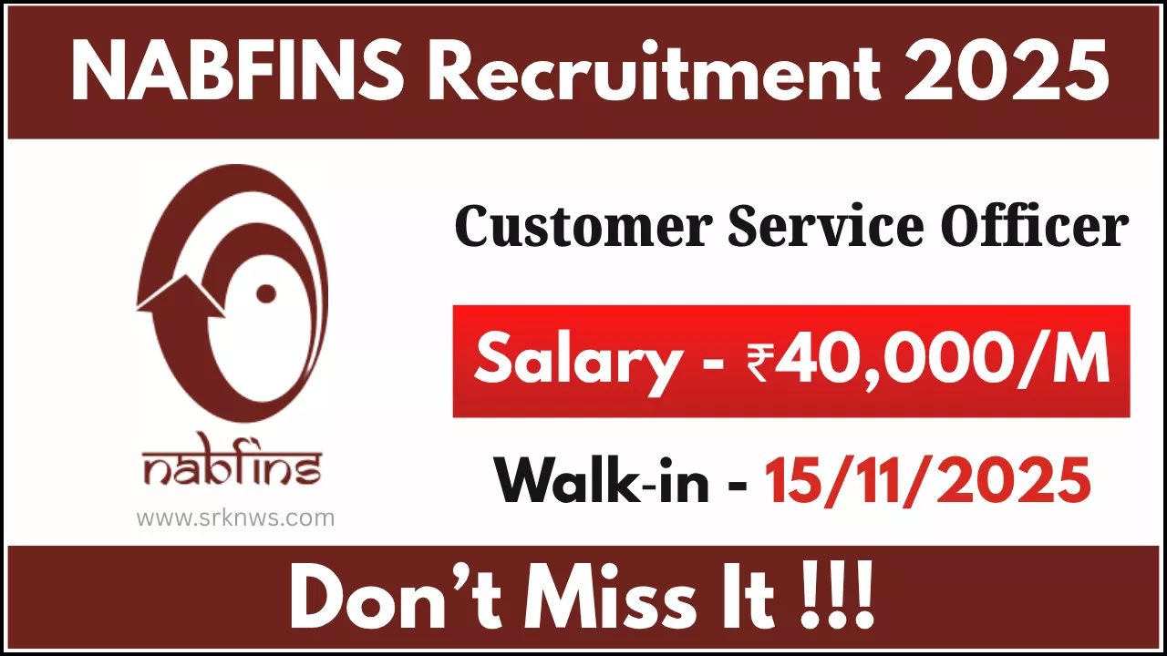 NABFINS Customer Service Officer Recruitment 2025