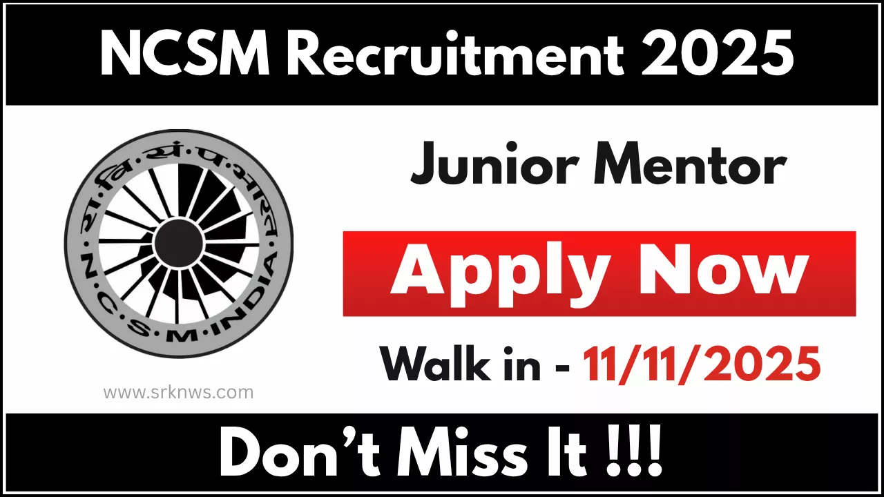NCSM Junior Mentor Recruitment