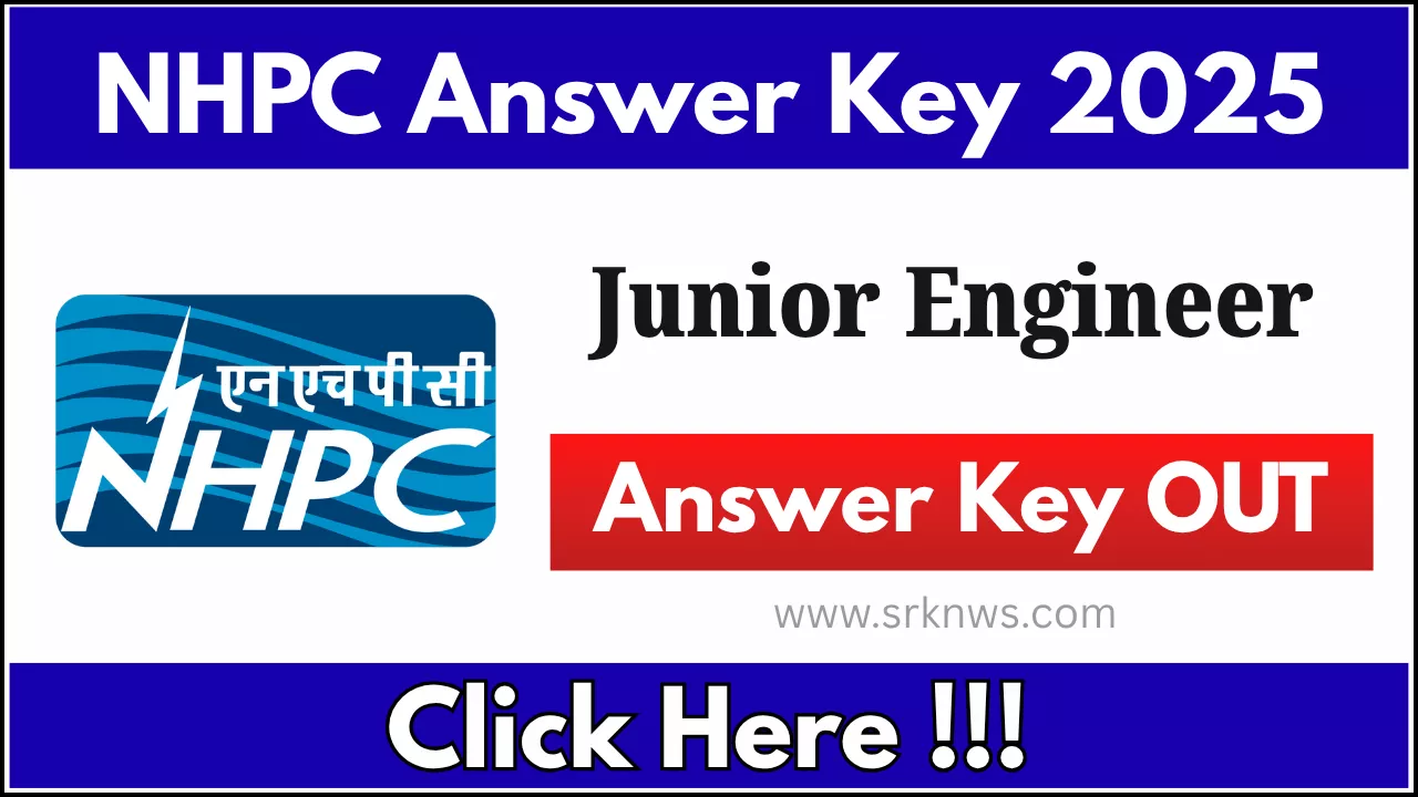 NHPC JE Answer Key 2025