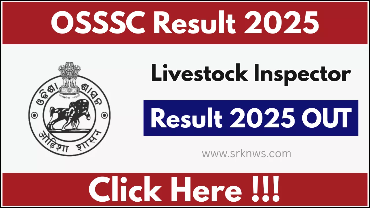 OSSSC Livestock Inspector Result