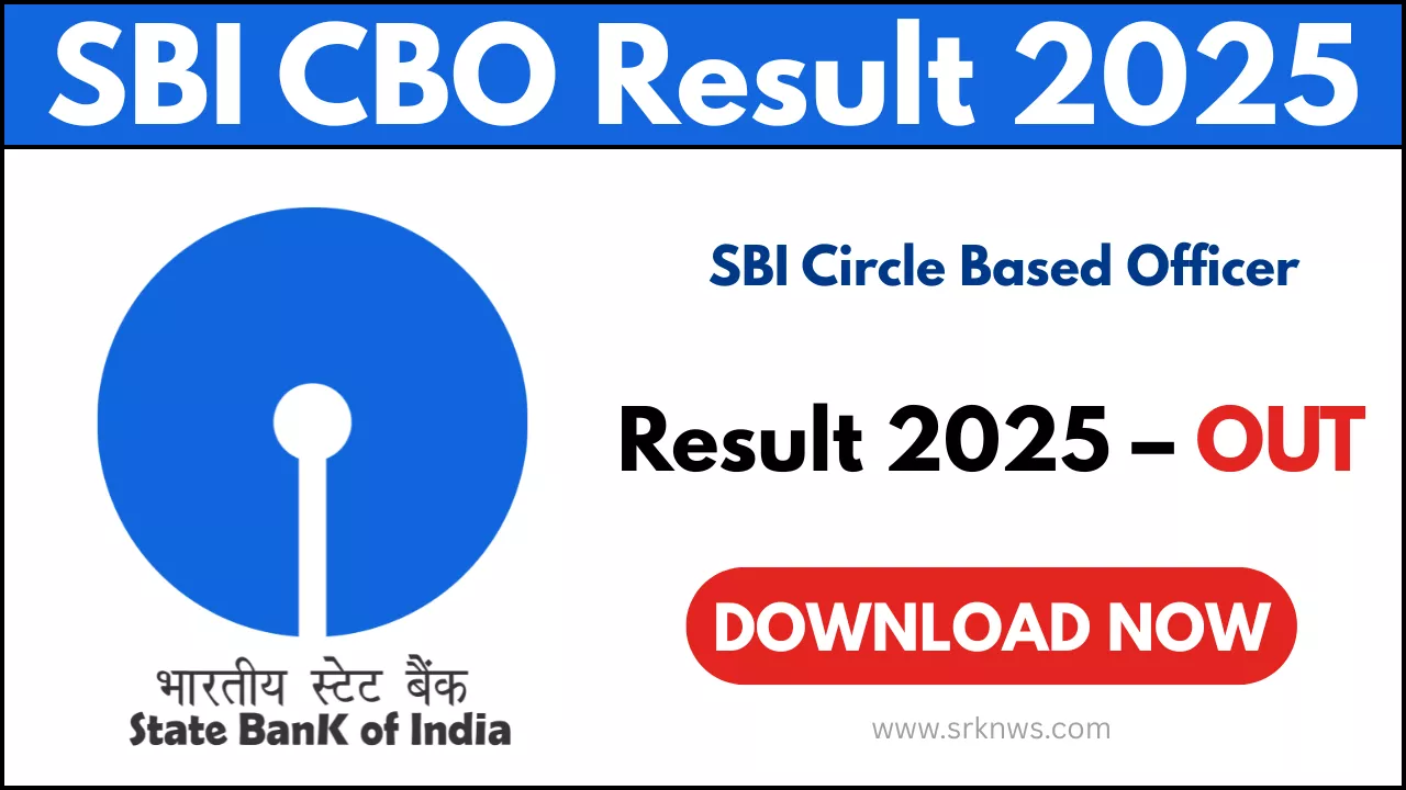 SBI Circle Based Officer (CBO) Result