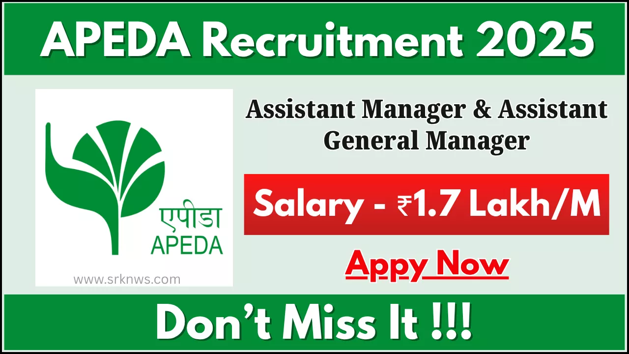 APEDA Recruitment 2025