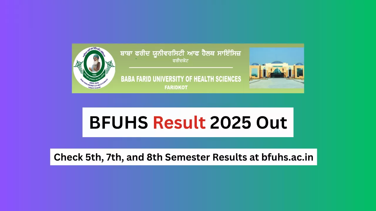 BFUHS Result 2025