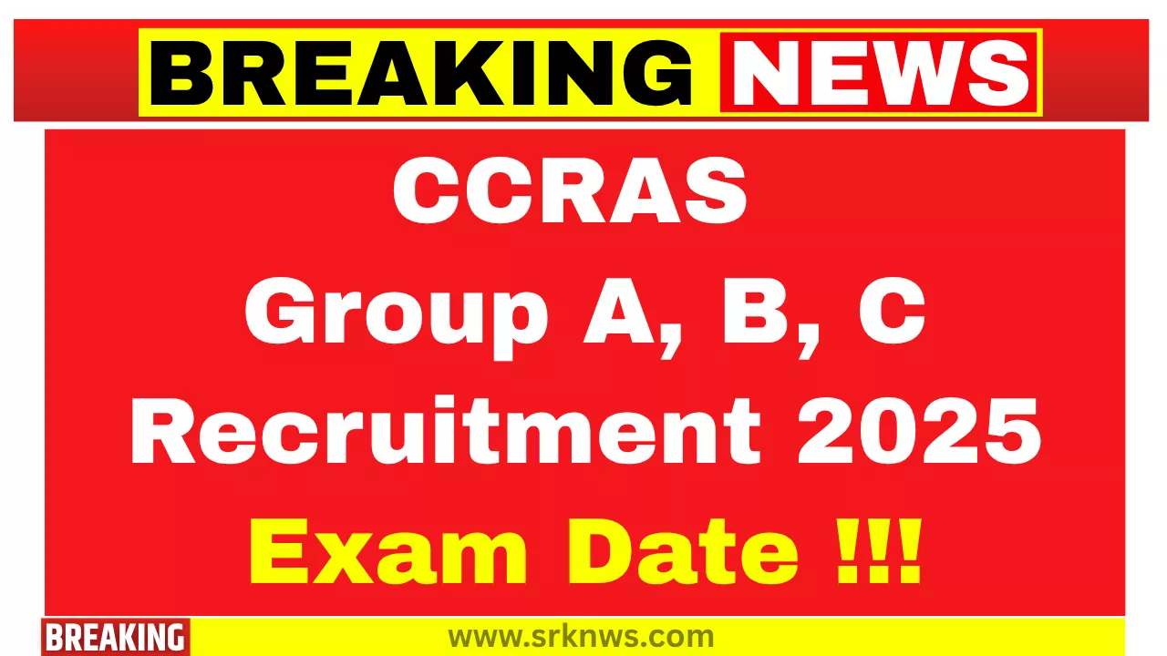 CCRAS Group A B C Exam Date