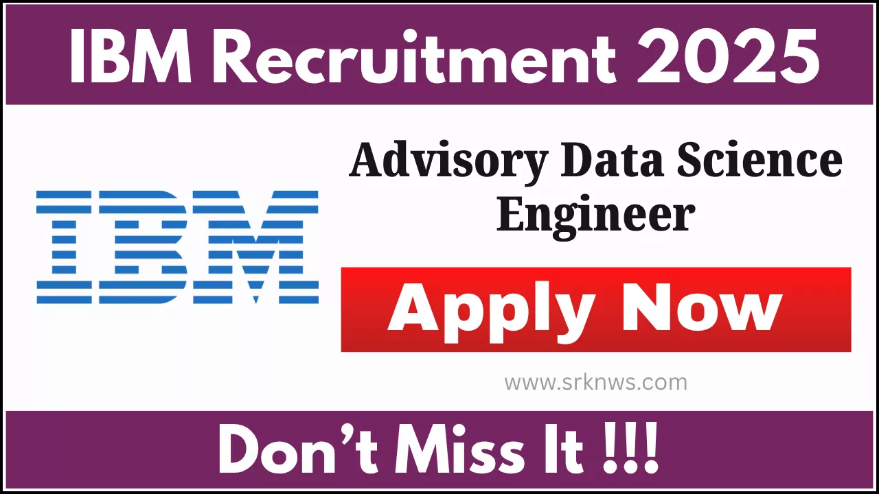 IBM Advisory Data Science Engineer Recruitment