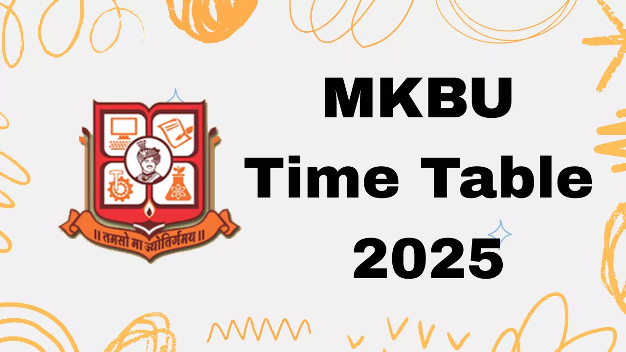 MKBU Time Table 2025