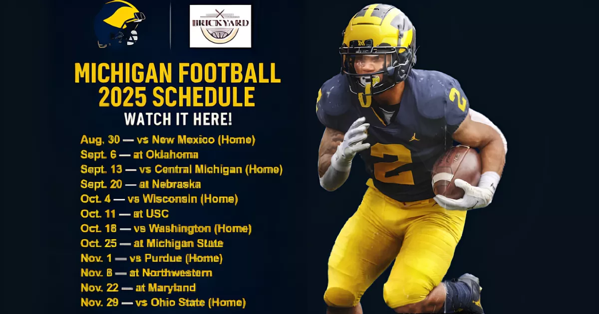 Michigan Football Schedule