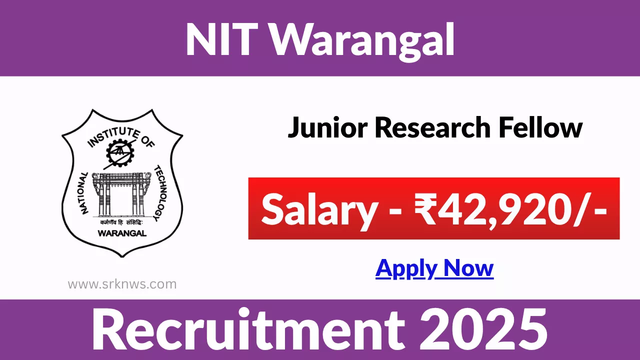 NIT Warangal JRF Recruitment