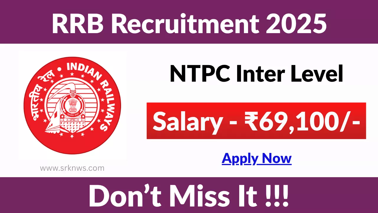 RRB NTPC Inter Level Recruitment