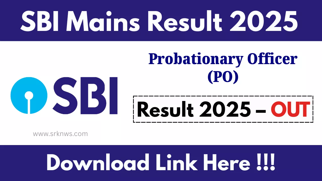 SBI PO Mains Result