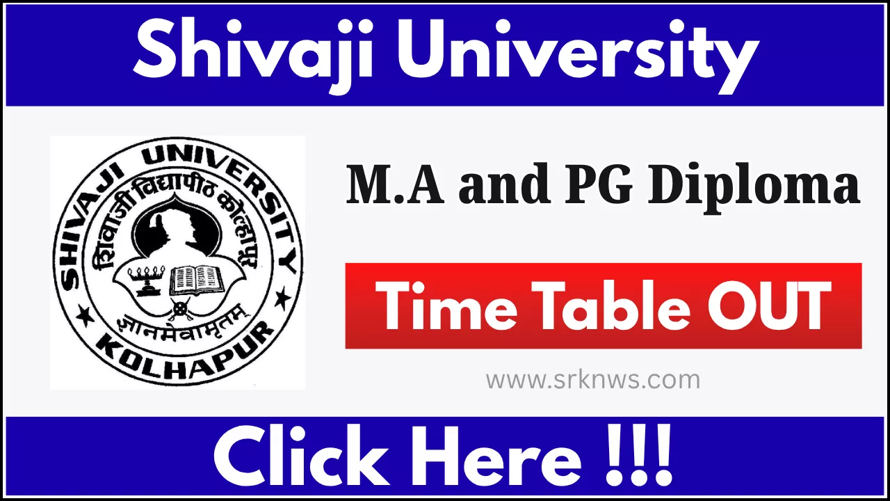 Shivaji University Time Table