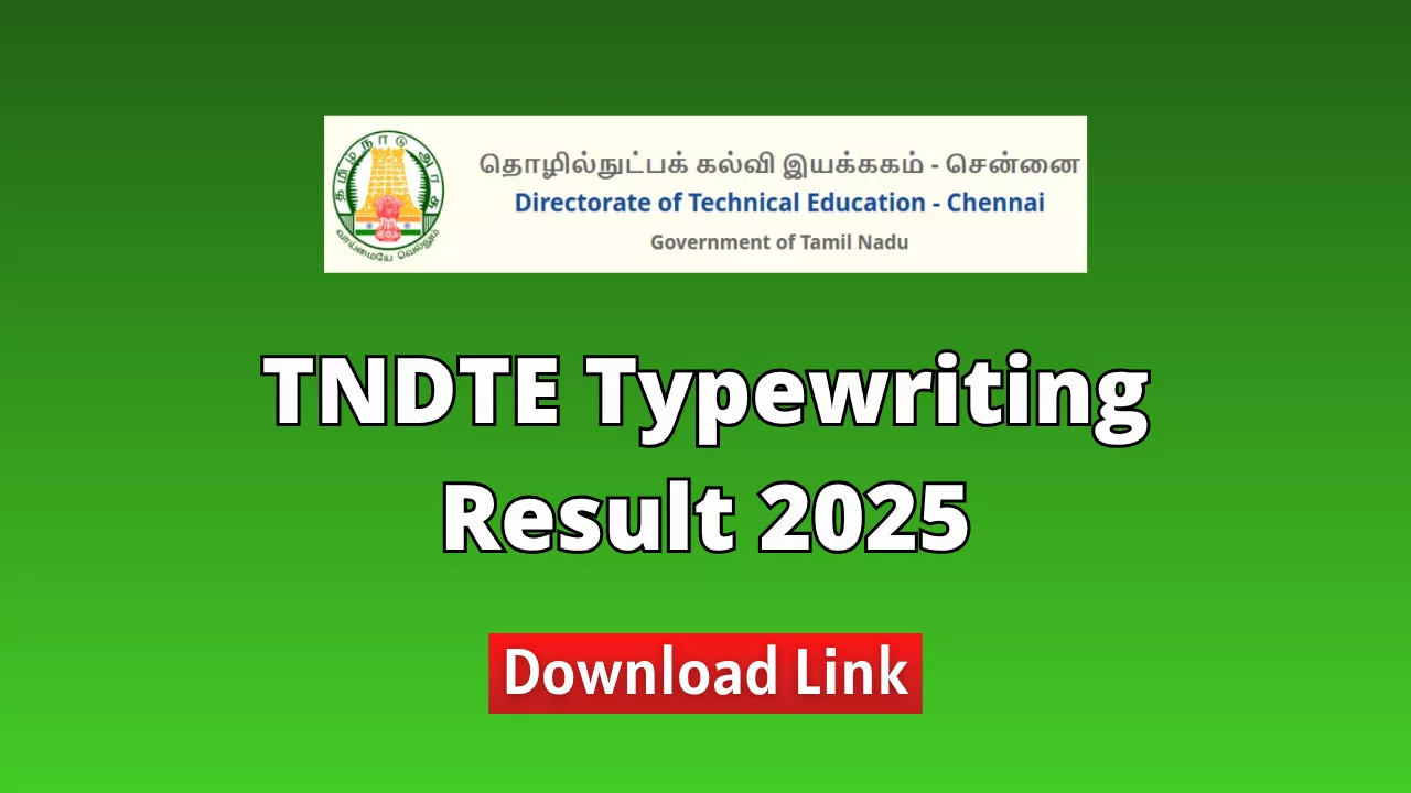 TNDTE Typewriting Result