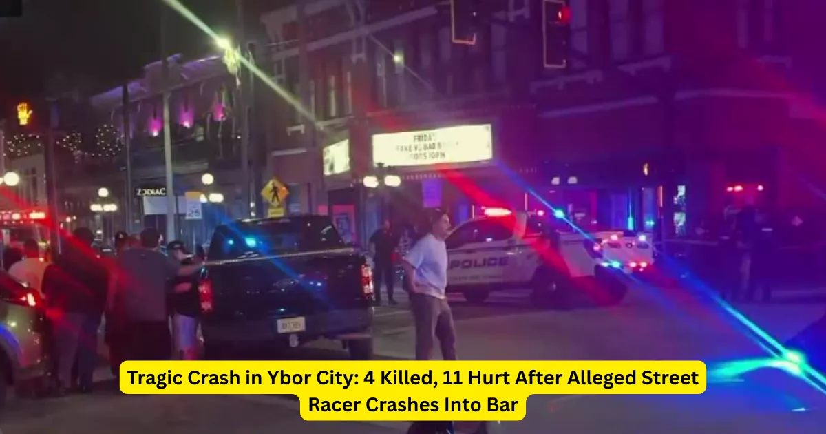 Tragic Crash in Ybor City 4 Killed, 11 Hurt After Alleged Street Racer Crashes Into Bar