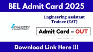 BEL EAT Admit Card