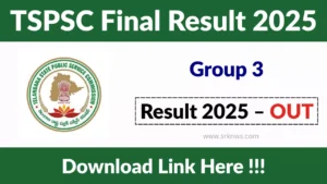 TSPSC Group 3 Final Result