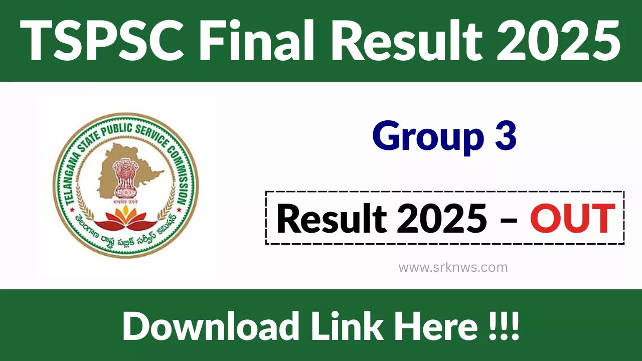 TSPSC Group 3 Final Result
